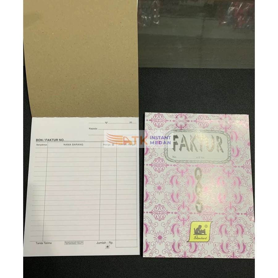 Bon Faktur Besar Standard 3 Rangkap Ply Eceran Nota Kontan