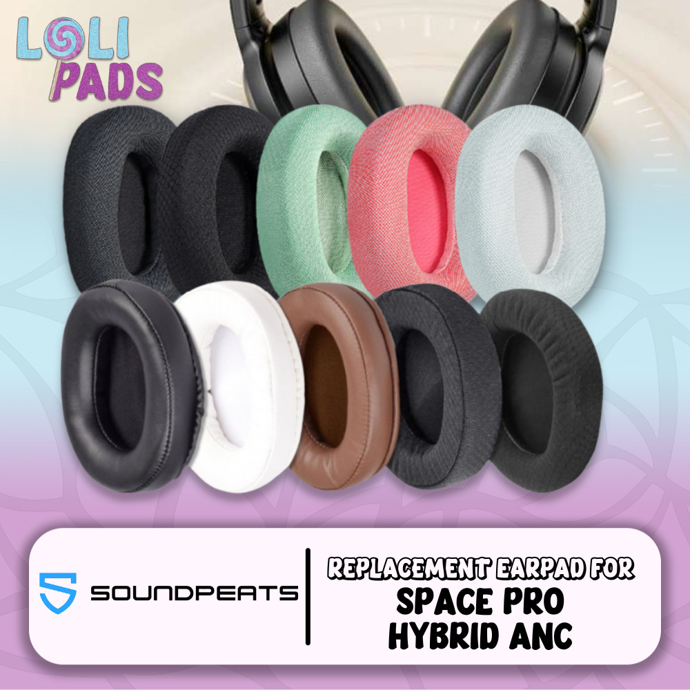 Foam Pad Busa Bantalan SOUNDPEATS SPACE PRO HYBRID ANC Earcushion Earpad Earcup