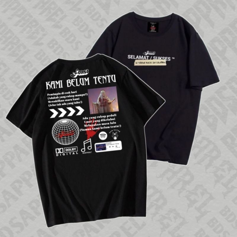 BDSAPPAREL X FEAST / KAMI BELUM TENTU / T-SHIRT BLACK