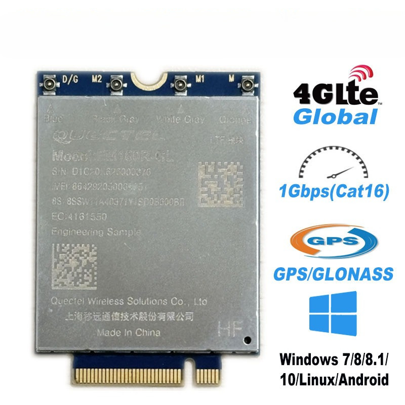 160R-GL EM120R-GL EM121R-GL EM05-G EM05-CE 4G LTE module FDD-LTE TDD-LTE Cat16 Cat12 Cat6 Cat4 modul