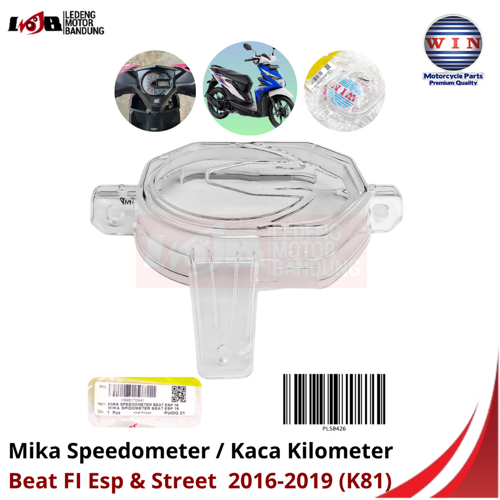 Win Mika Speedometer Beat FI Esp 2016 K81 Kaca KM Kilometer Spidometer Motor Honda