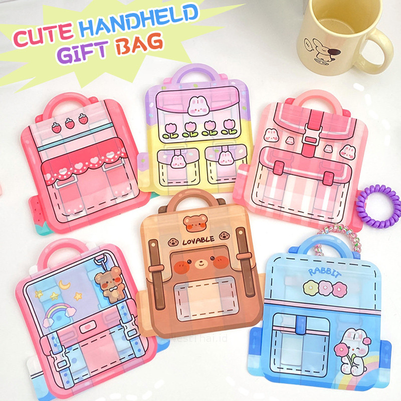 Kantong Plastik Ziplock Goodie Bag Kecil Tas Sekolah Kantong Snack Klip Souvernir Goodie Bag Bento K