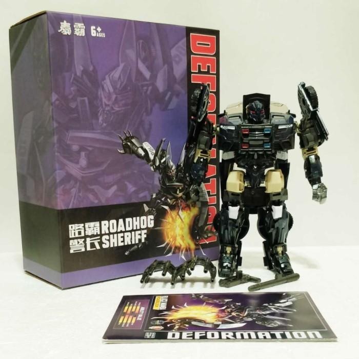 Barricade Deformation YS - 05 BMB Roadhog Sheriff Deformation Robot