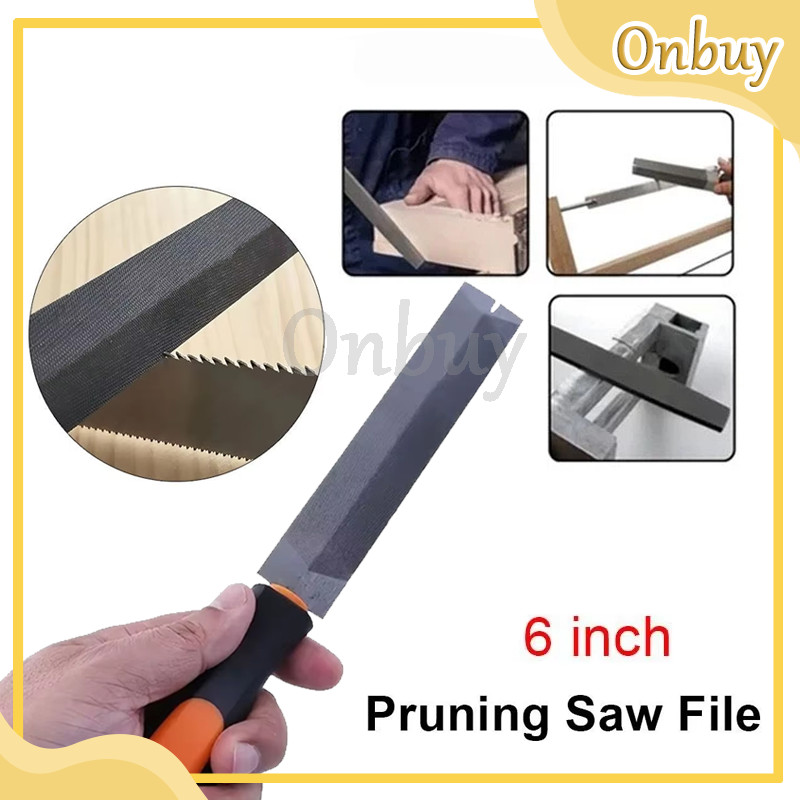 Kikir Gergaji Flat Besar File 6Inch Alat Tangan Tukang Kayu