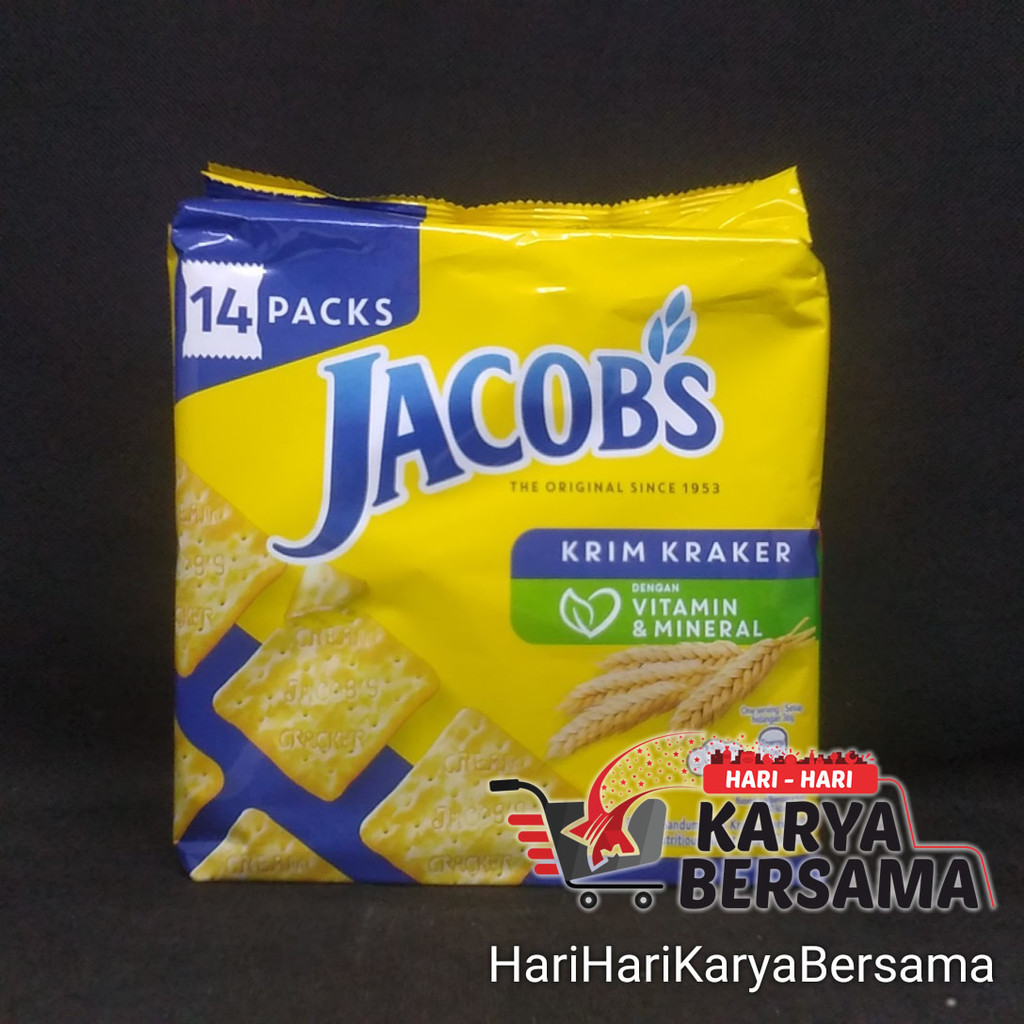 MAKANAN RINGAN BISKUIT JACOBS JACOB'S ORIGINAL CREAM CRACKERS 504GR