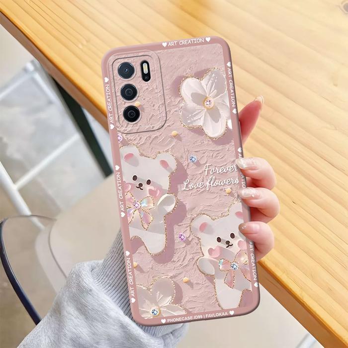 Case Compatible Oppo A16 Oppo A54s Oppo A54 Oppo A55 Terbaru Case Procamera Fashion Case Silikon TPU
