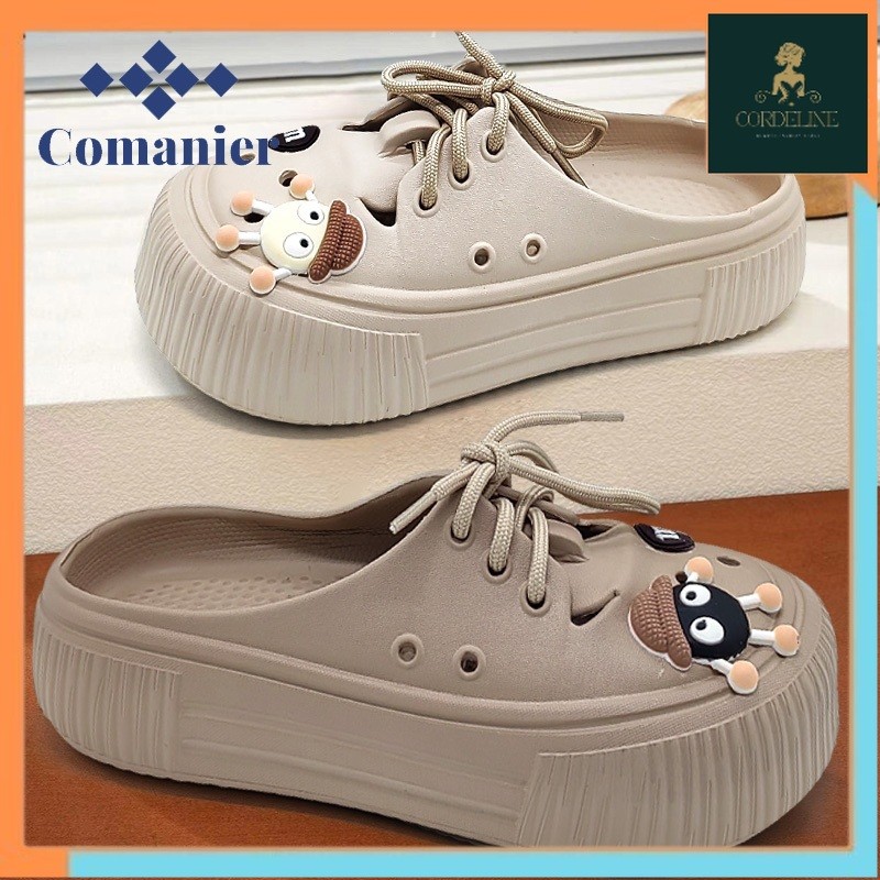 Comanier Sepatu Sandal Wanita Baim Sandal Karet Tali Wanita Sandal Cewek Karet Sandal Kodok Fuji