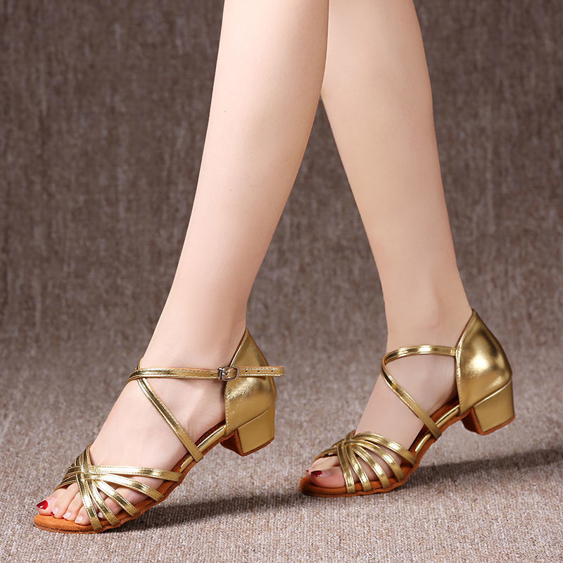 Children's Latin Dance Shoes Girls' Dance Shoes White Latin Dance Shoes Girls' Dance Shoes Beginner