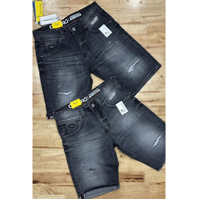 [CEVIRO] Celana Jeans Pendek Pria Ceviro Original 100% /motif polos dan sobek
