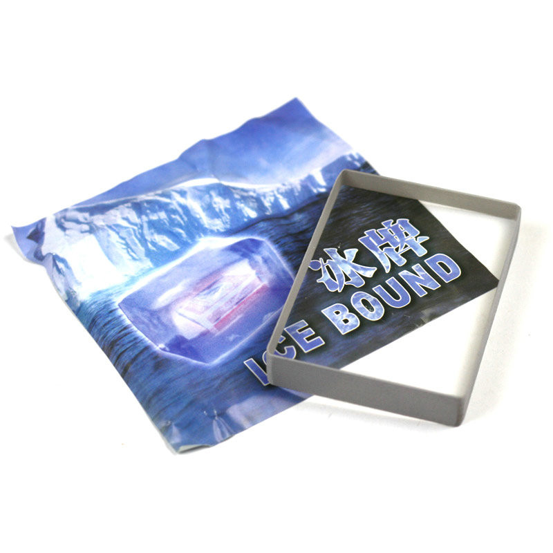 Omni Deck Glass Card Deck Ice Bound Magic Tricks Close Up Card Illusion Accessories Gimmick Sign Car