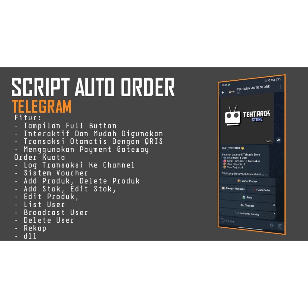 Script Bot Telegram Auto Order Button