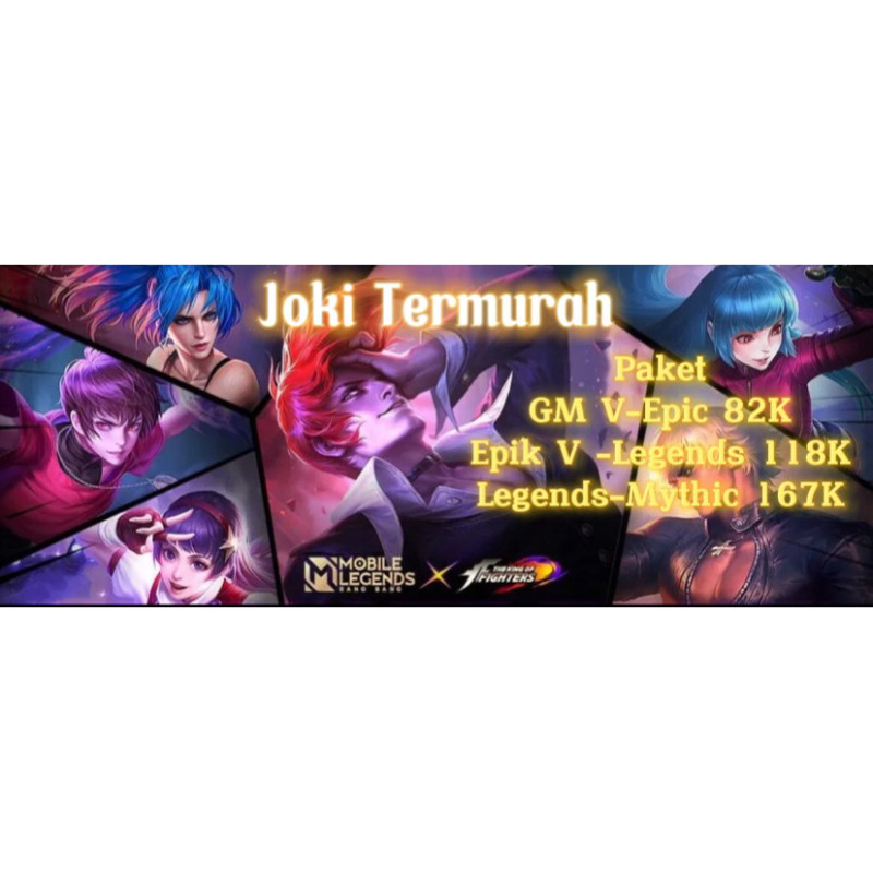 Paket joki ml termurah