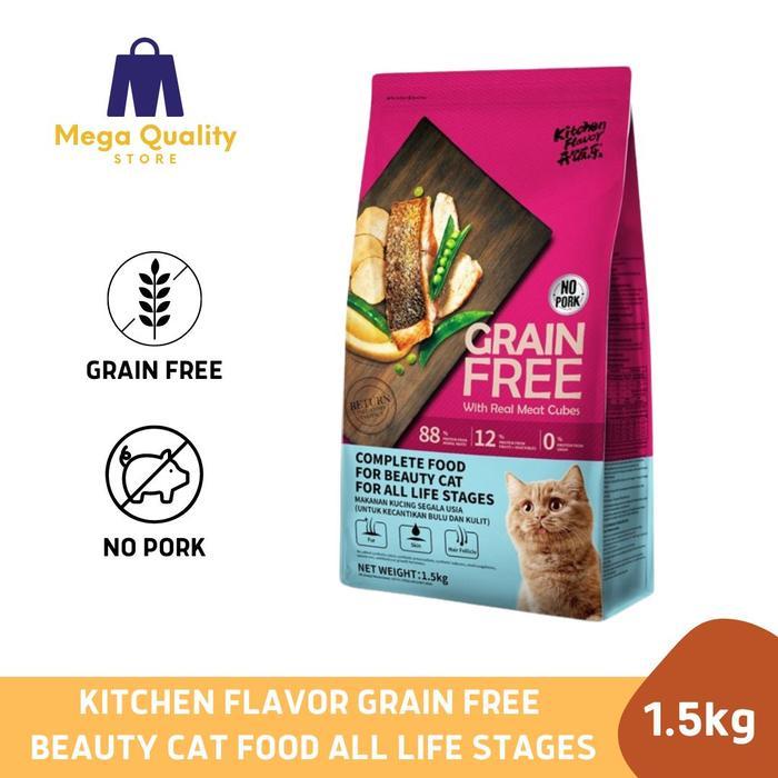 Klik Petfood Kitchen Flavor Grain Free Beauty Cat Food Freshpack 1.5kg