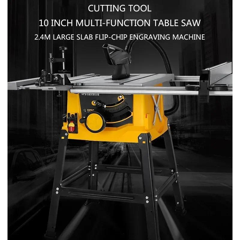 New Portable 10 Inch Portable Woodworking Table Saw 1800w Electric Saw Electric Sliding Sliding Tabl