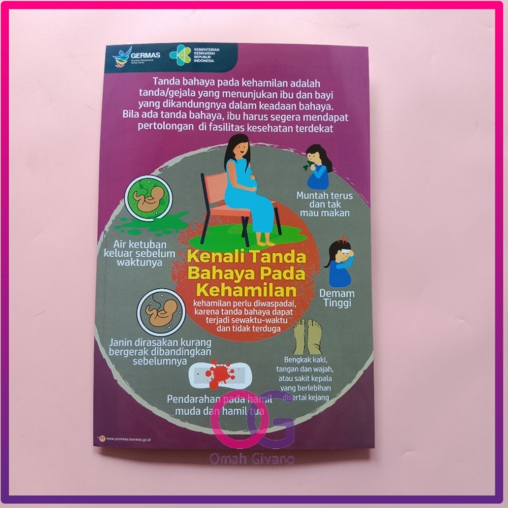POSTER TANDA BAHAYA KEHAMILAN - POSTER KEHAMILAN - POSTER KEBIDANAN