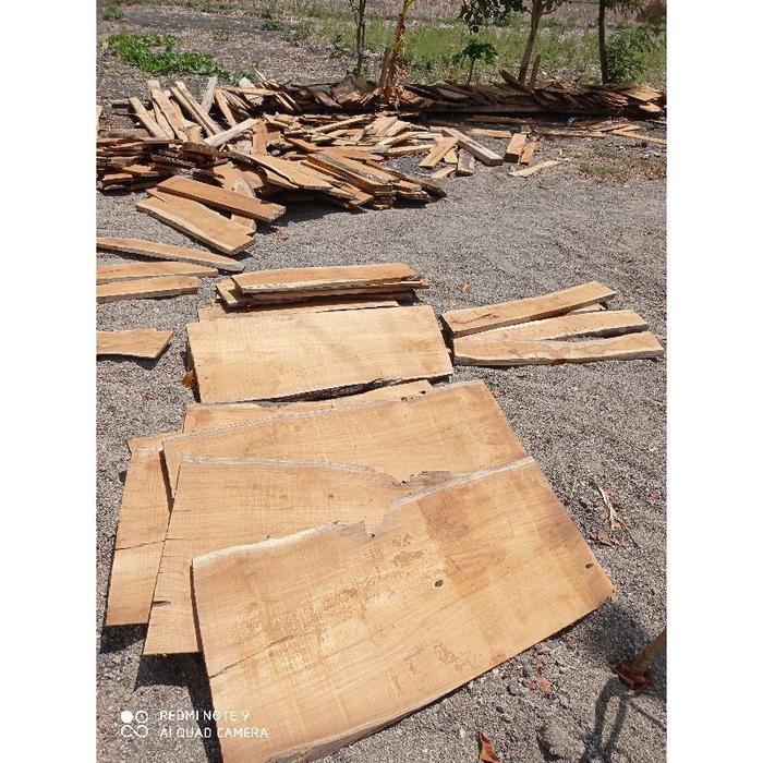 Papan kayu jati perhutani asli tebal