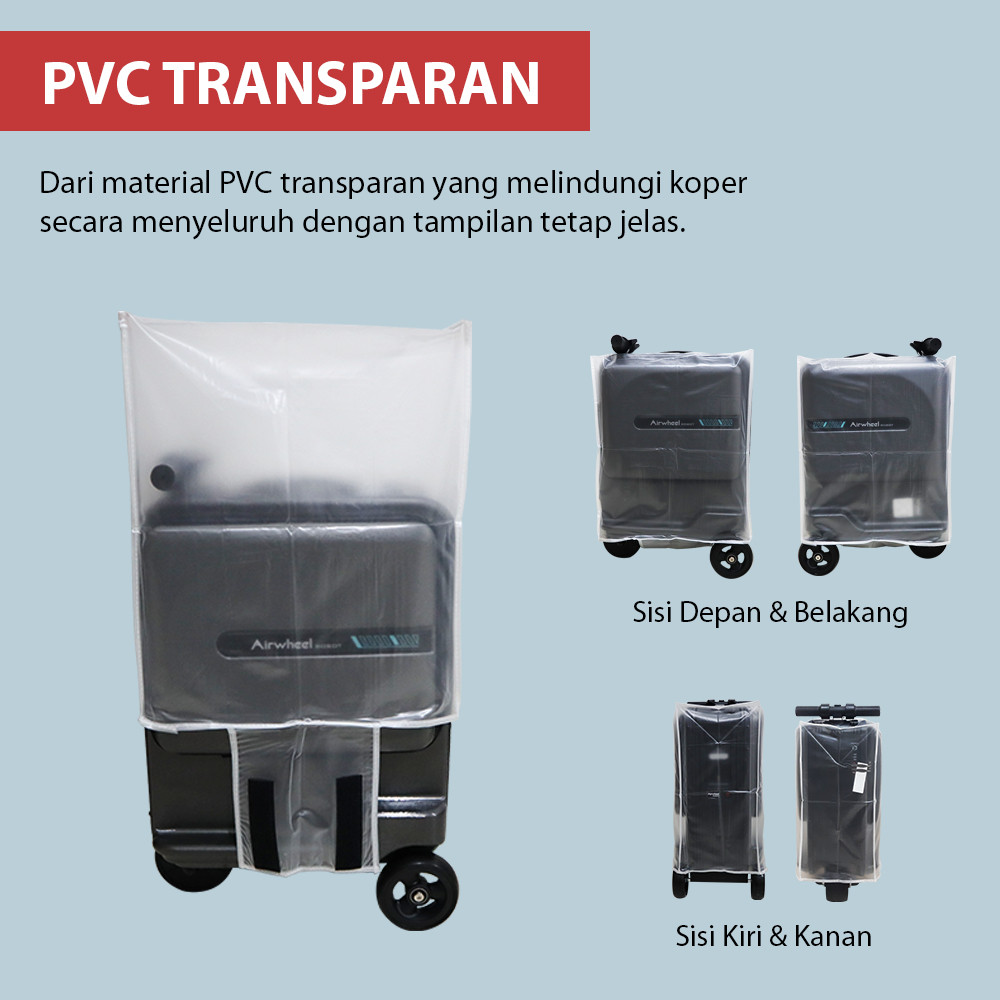 Sarung Cover Koper Elektrik Se3 Mini Transparan 20 Inch Sarung Koper 20 Inch Sarung Koper Luggage