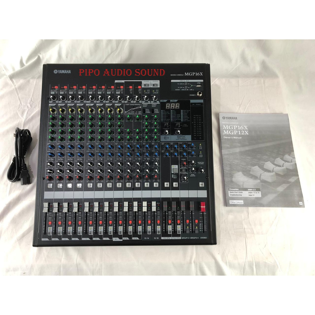MIXER AUDIO YAMAHA MGP16X MGP 16X 16 Channel Analog dengan USB dan FX