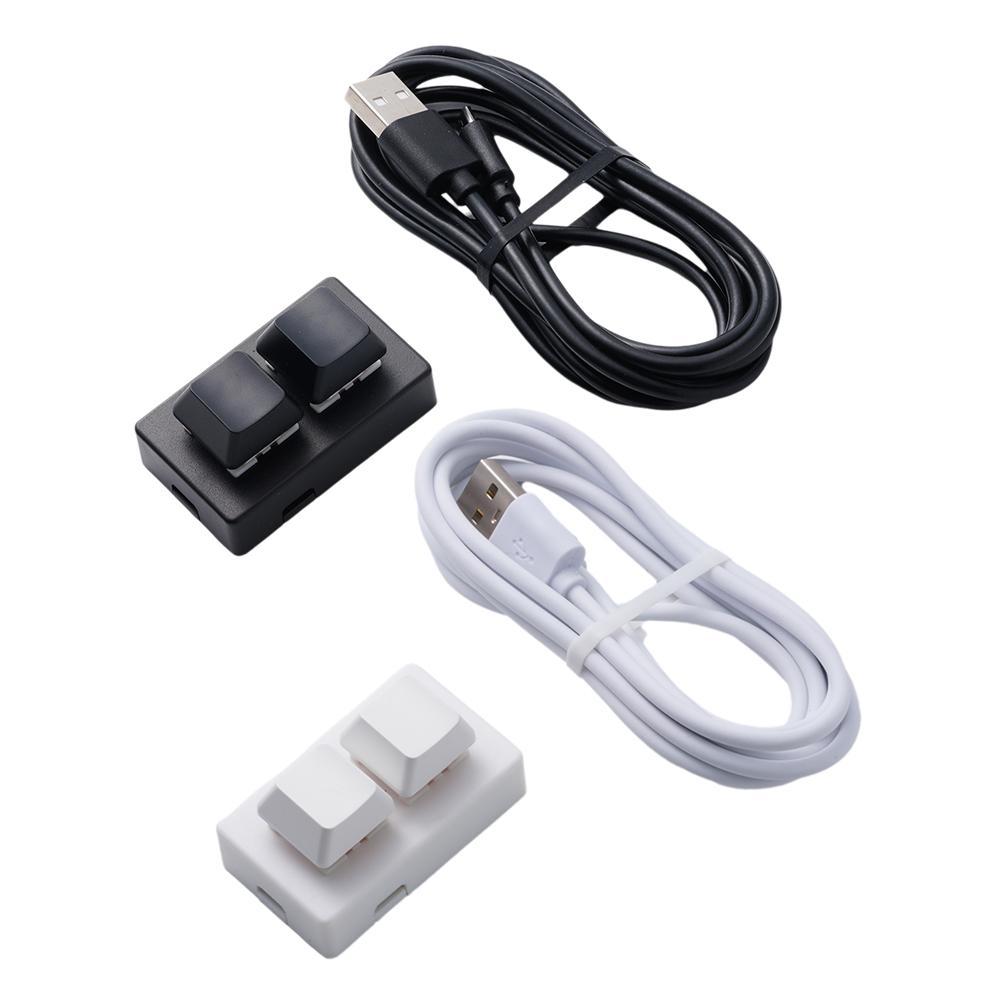 OSU Custom Mini Keypad 2 Key Keyboard Programming Macro Keyboard Copy Paste Cut HID Mechanical Keybo