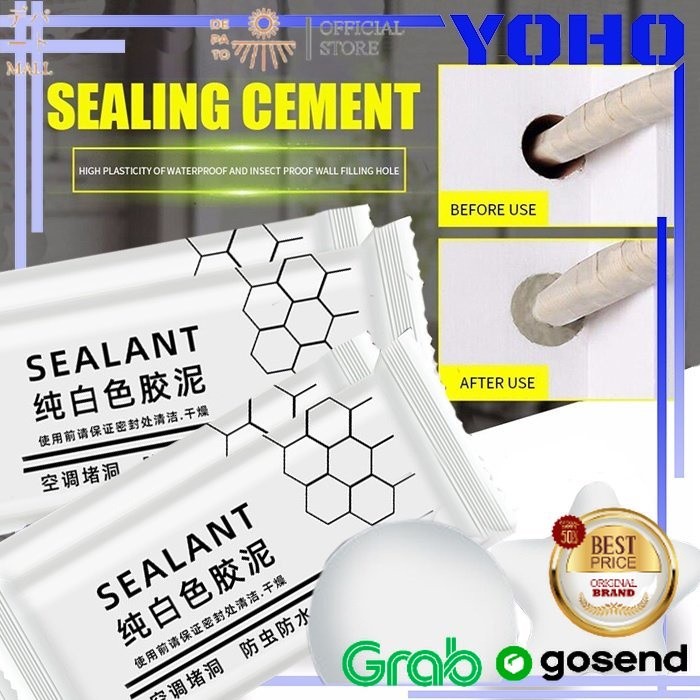 Sealant Semen Lem Perbaikan Lubang Dinding Ac Rumah Tangga Tahan Air Sealing Cement DDK