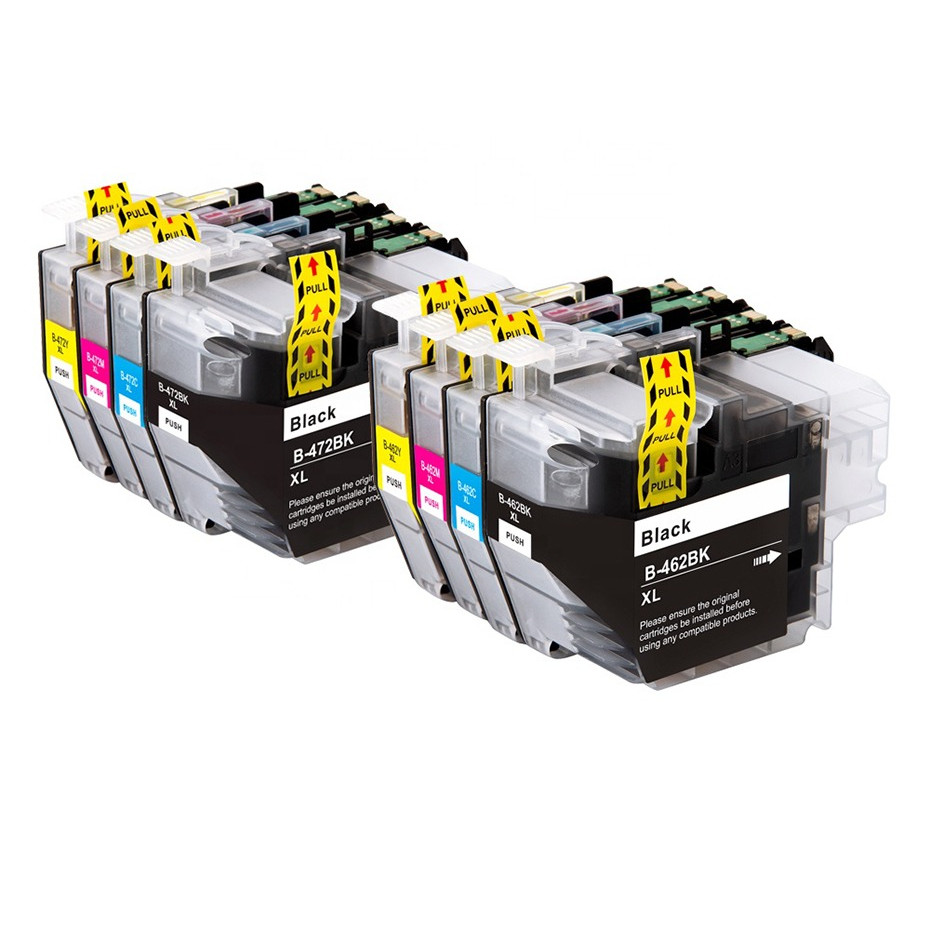 LC462 LC462XL LC-462 LC-472XL LC451 LC451XL Compatible InkJet Ink Cartridge For Brother MFC-J3940DW 
