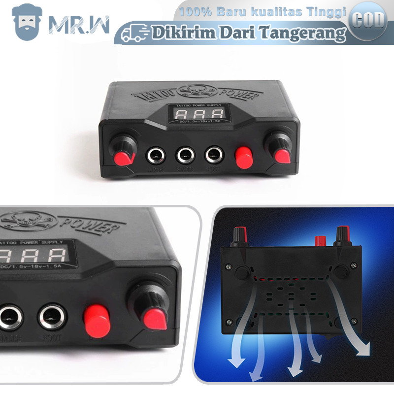 Tattoo Power Supply 0-18v Adjustable Power Supply Mesin Tattoo (Hanya Power Supply)