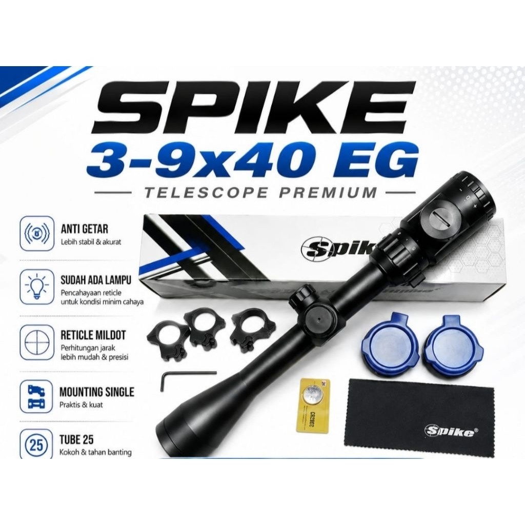 TELESKOP SPIKE 3-9X40EG MILDOT