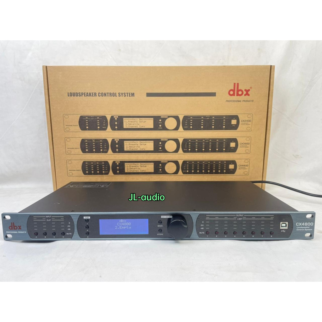MANAJEMEN SPEAKER DLMS DBX CX4800 CX 4800 4IN 8OUT BARU