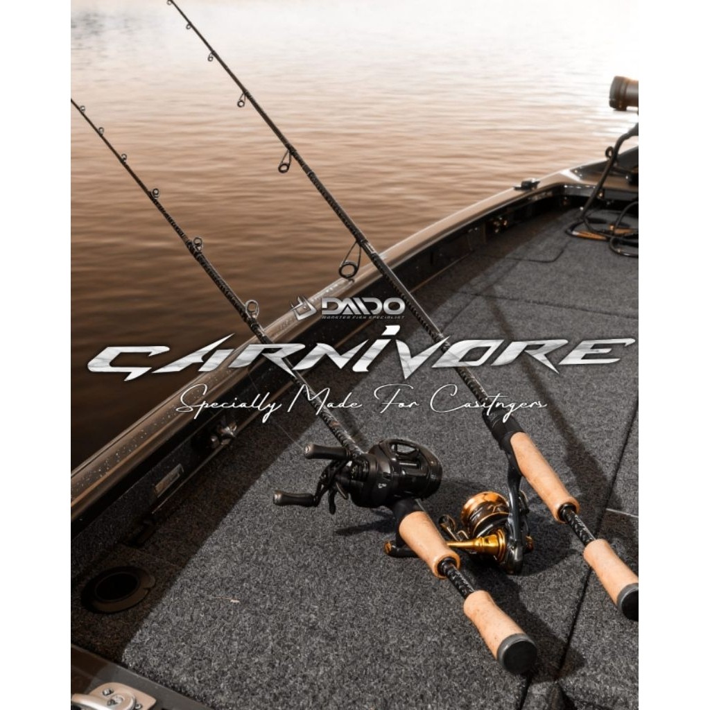 Joran Daido Carnivore 662/198cm SPINNING (Ring Fuji Alconite + Carbon SS300 RHC)
