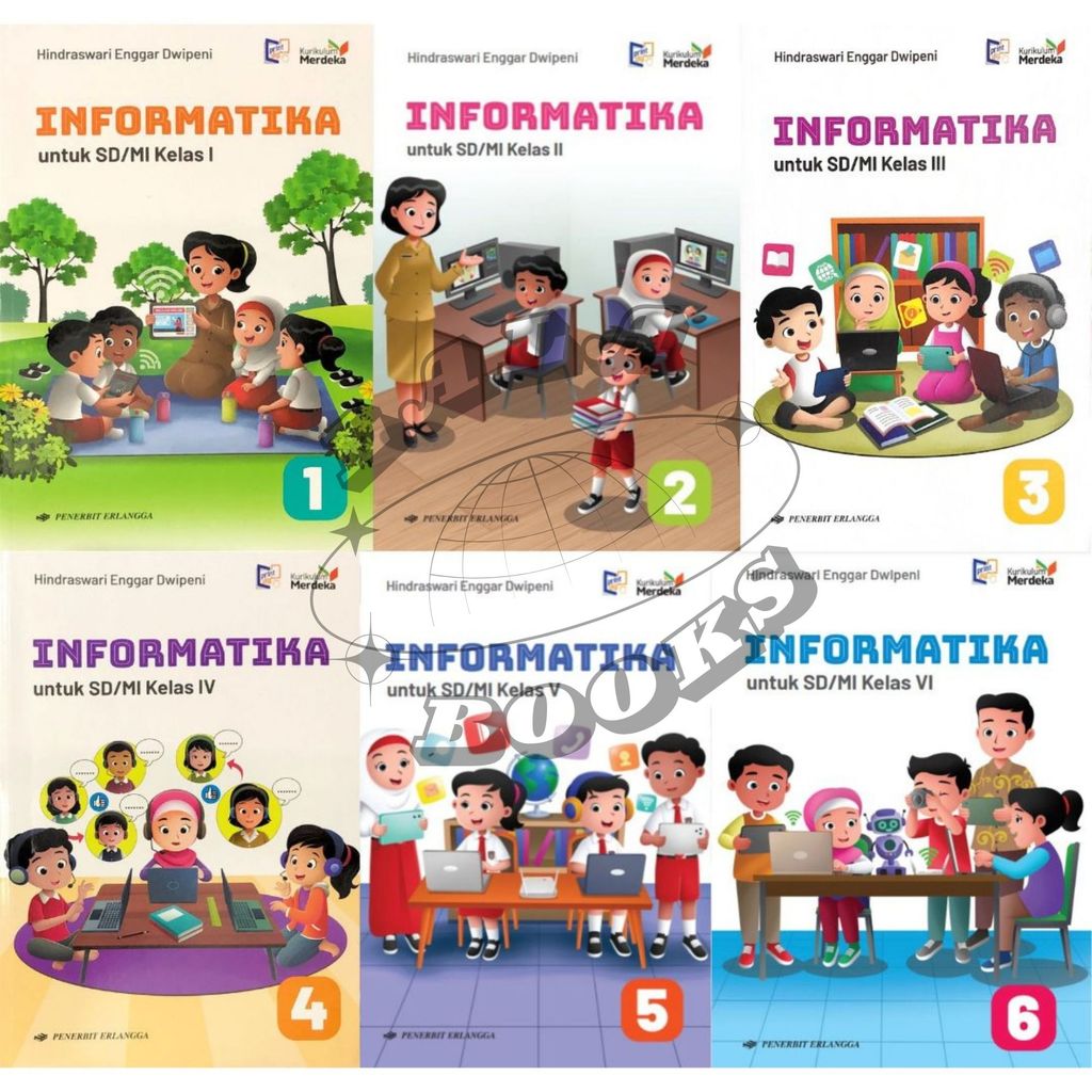 LaLa Books - Informatika Kelas 1 2 3 4 5 6 SD MI Kurikulum Merdeka
