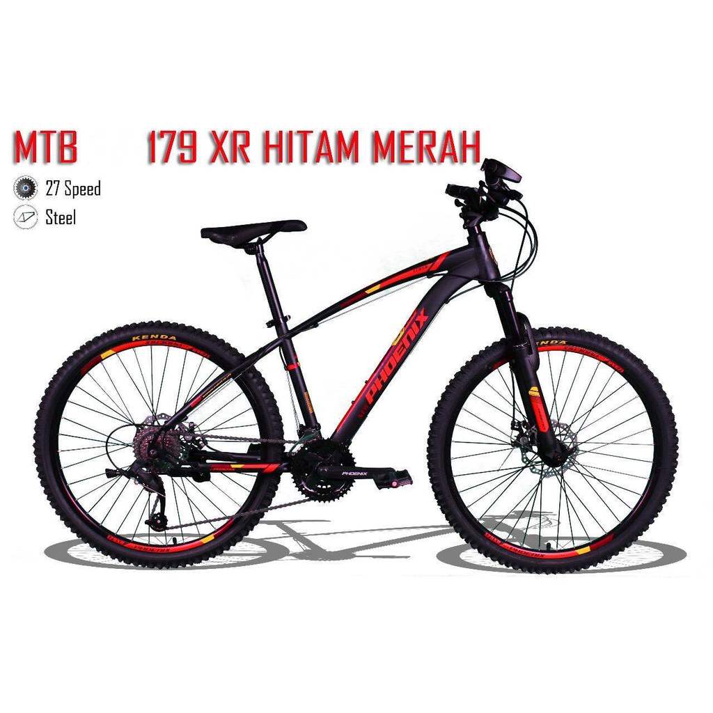 SEPEDA GUNUNG MTB PHOENIX 27.5 INCH 179 XR 3X9SPEED