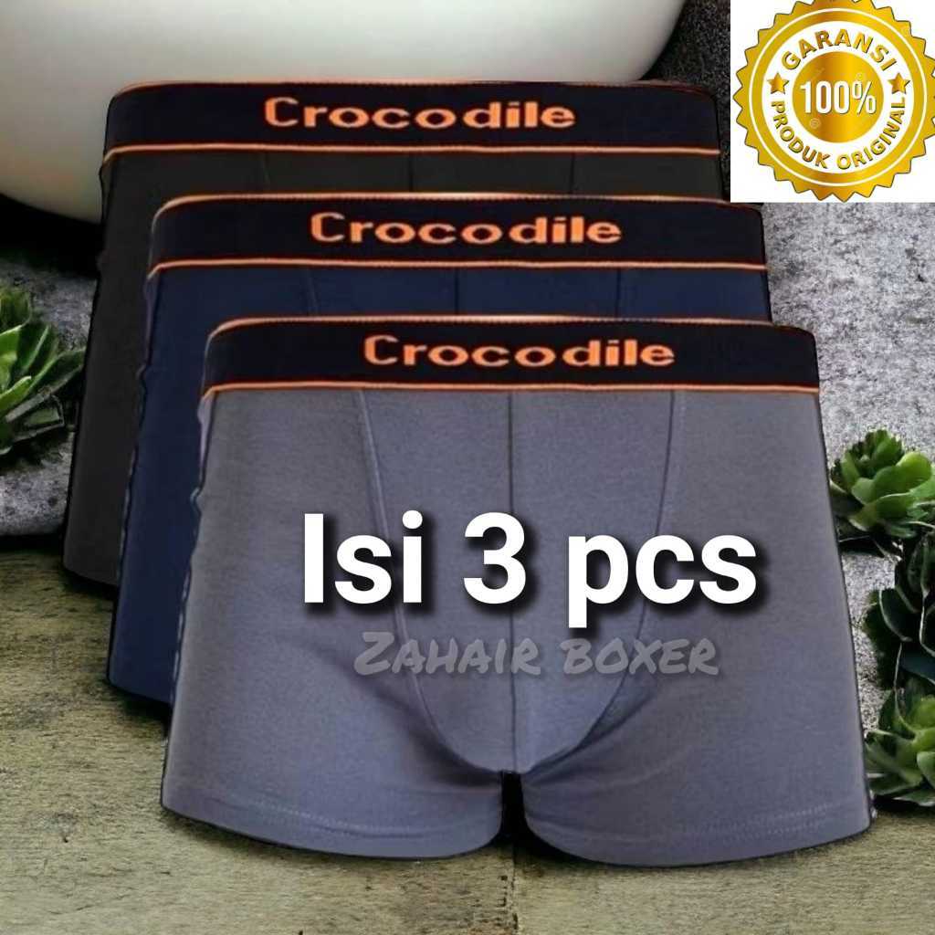 Clana Dalam Pria Premium Isi 3 Boxer Katun Nyaman