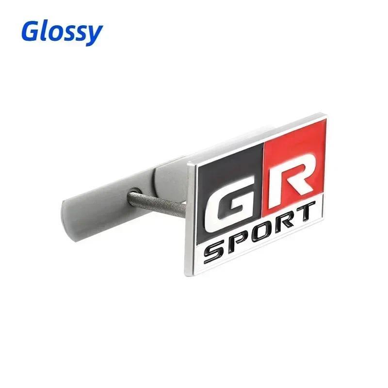 Car Front Head Grille Badge Emblem for GR Sport Yaris 86 Hilux Supra C- HR Aqua Auris Camry Prado Co