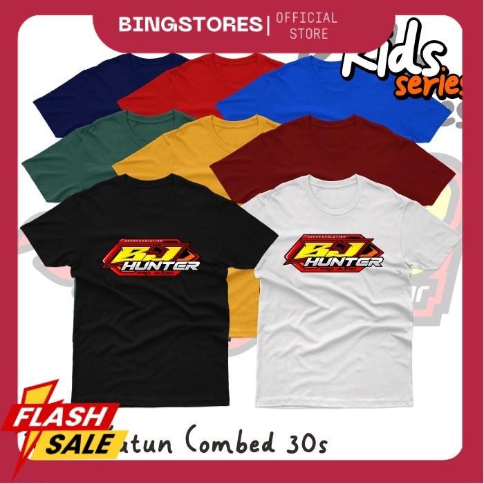 Baju Kaos Anak BJ Hunter New Katun COmbed Sound System SBB