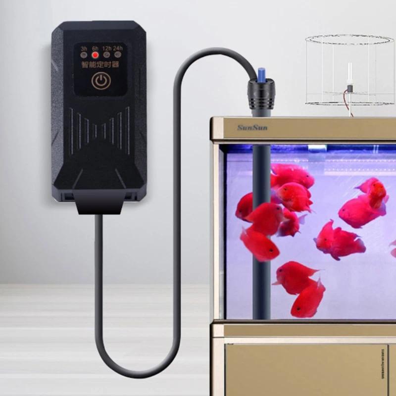 LED Dimmer Controller Fish for Tank Timer Intelligent Lighting Dimming System Aquarium Light Timer E