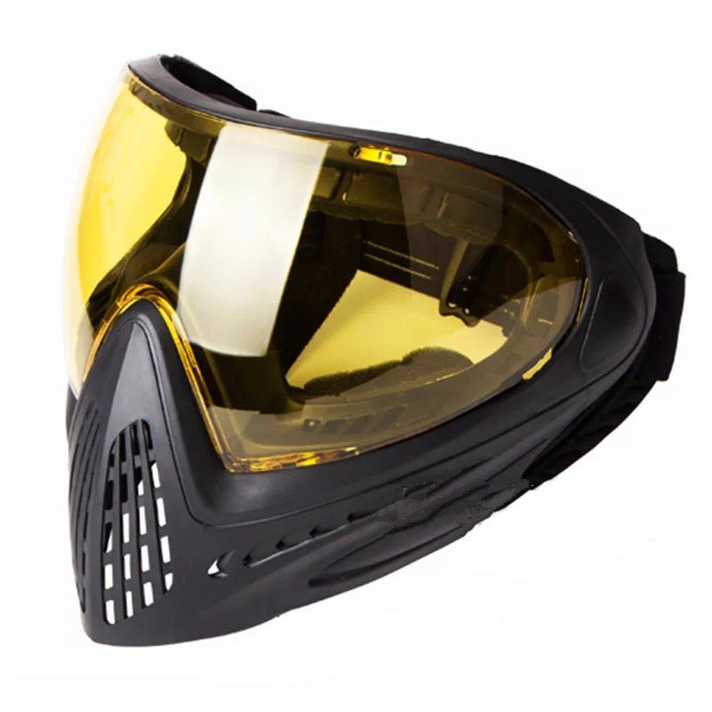 F1 Full Face Tactical Mask With Single Layer Paintball Safety Antifog Goggle Tactical Mask Tactical 