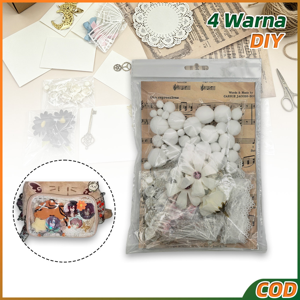 Diy Itabag Itabag Diy Kit Dekorasi Itabag Aksesoris Itabag Hiasan Tas Dekorasi Tas Wanita 4 Warna Se