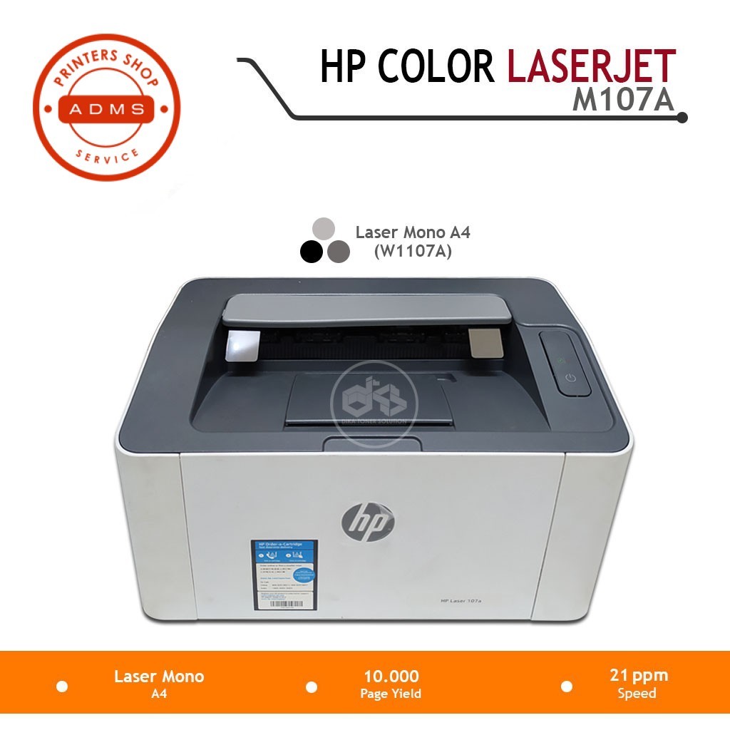 HP Laser 107a printer hp laserjet 107a mono