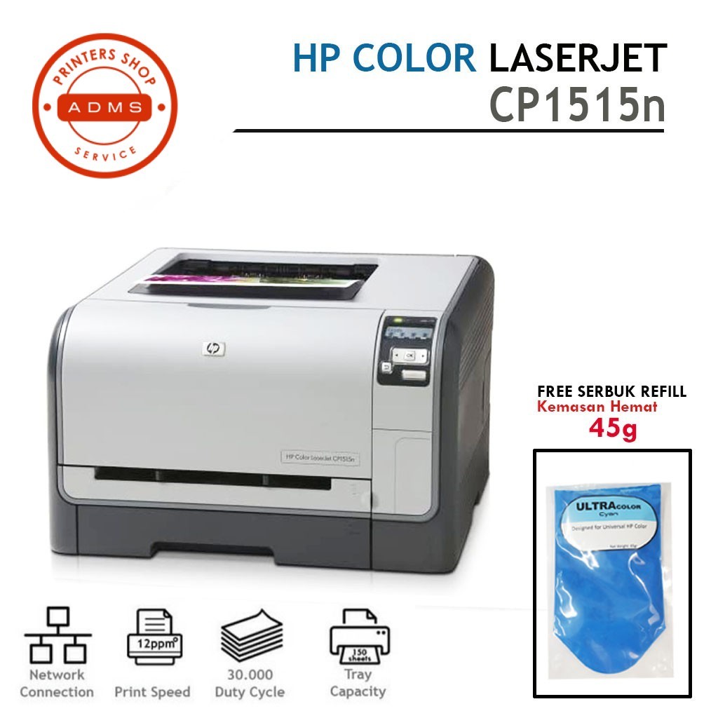 Printer HP Color LaserJet CP1515n | Printer Laser Color A4