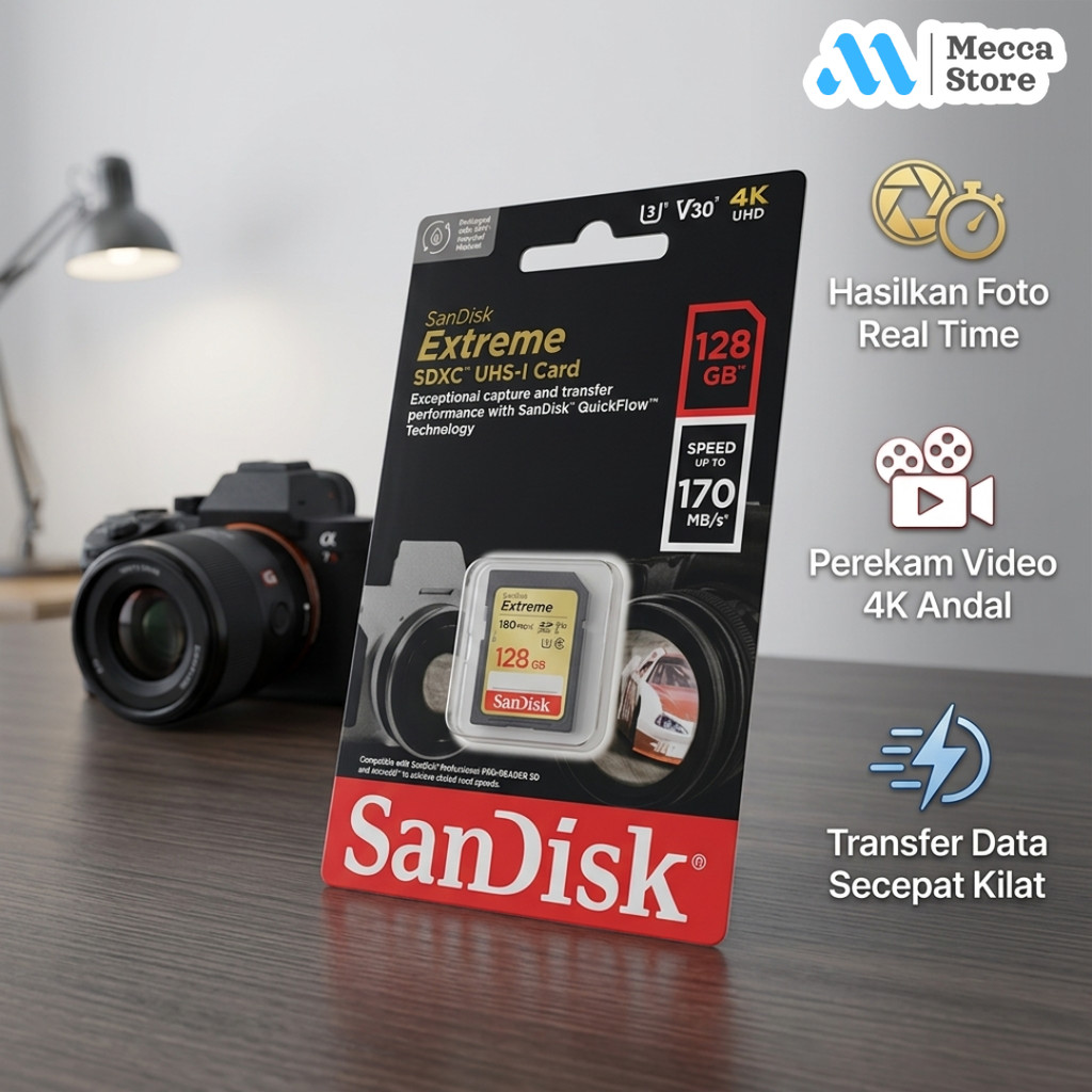 Extreme SDXC UHS-I Card V30 U3 Class