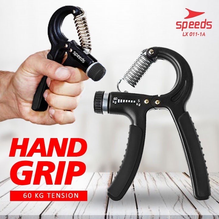SPEEDS Alat Olahraga Tangan HandGrip adjustable 5-60Kg / Hand Grip SPEEDS LX 011-1A