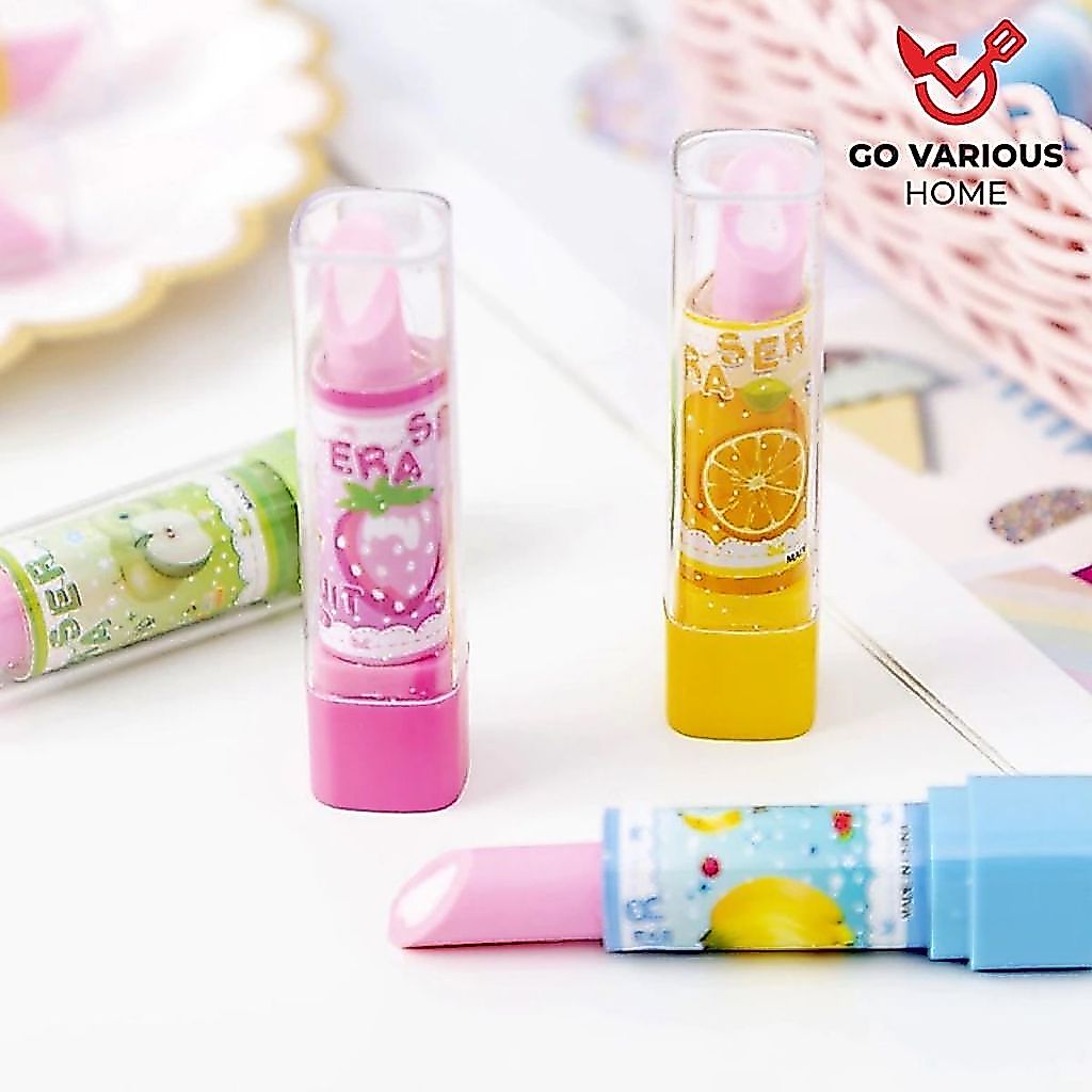 GVH Penghapus Bentuk Lipstik Aesthetic Warna Pastel Penghapus Anak Lucu