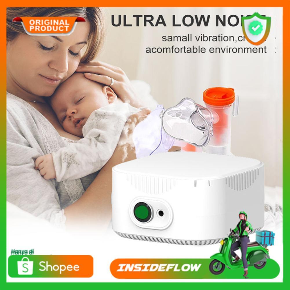 Alat Bantu Uap Pernafasan Asma Pilek Oksigen Portable Mesh Nebulizer Medical Compressor
