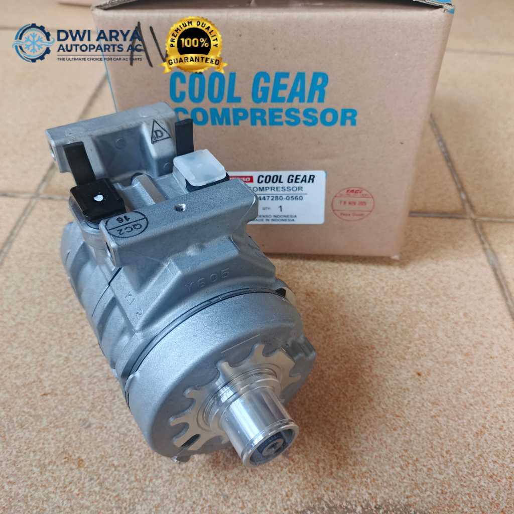 Kompresor only Avanza, Xenia, Rush, Terios Denso CoolGear JK447280-0560 [GARANSI]