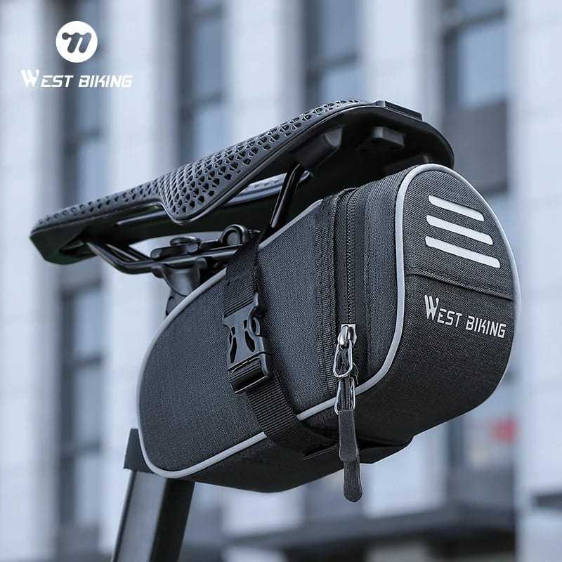 Foto West Biking Tas Mini 1 Liter Sepeda Lipat Roadbike Mtb Tas Sadel Saddle Bag