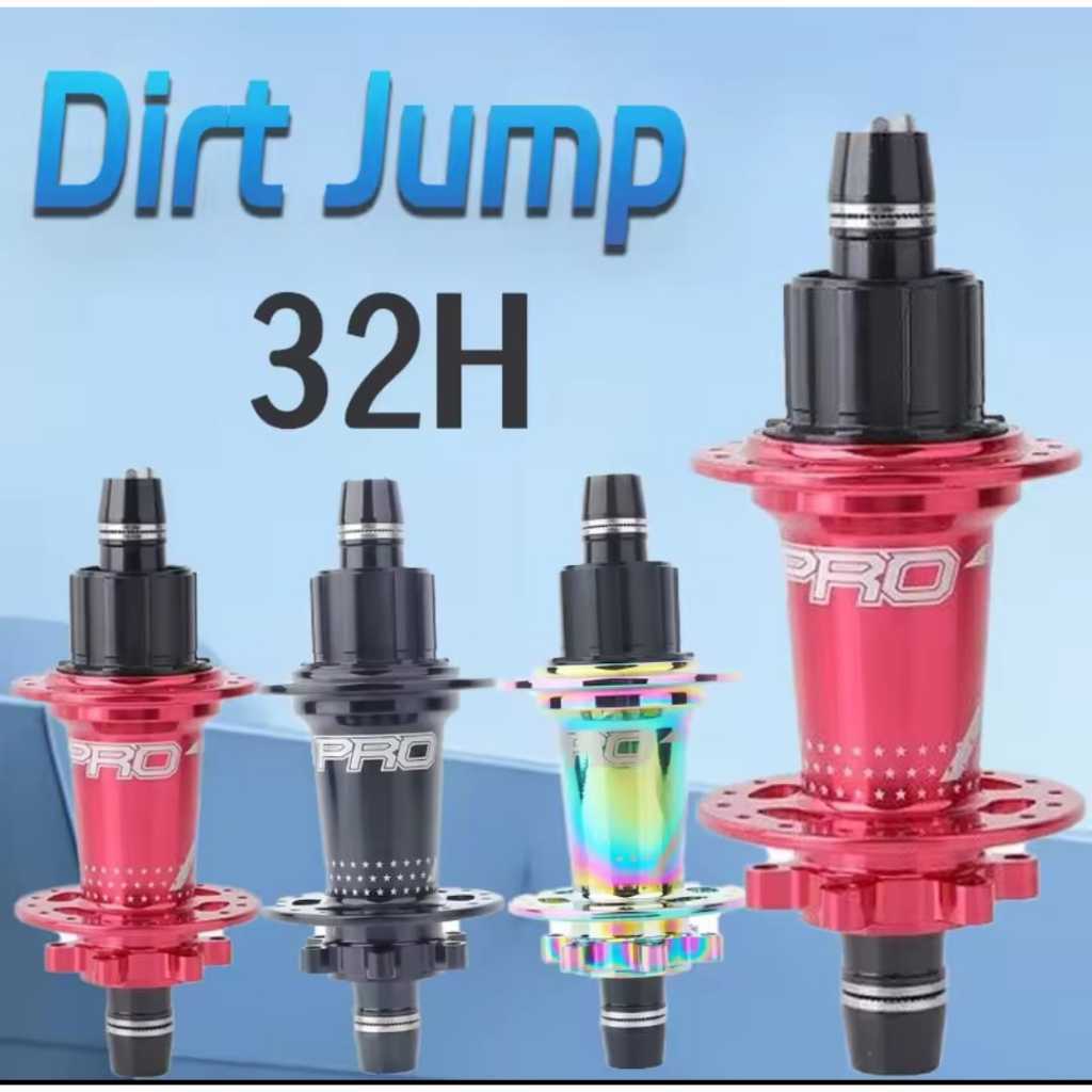 Foto Hassns Pro Female Axle Freehub 10 x 135 mm 32 hole 6 six bolt DJ BMX Hub