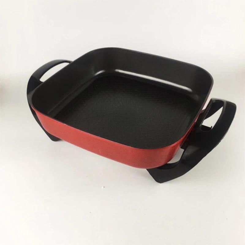 Multi Functional Household Square Pot Instant Hot Pot Electric Hot Pot No Oil Smoke Gift Student Dor