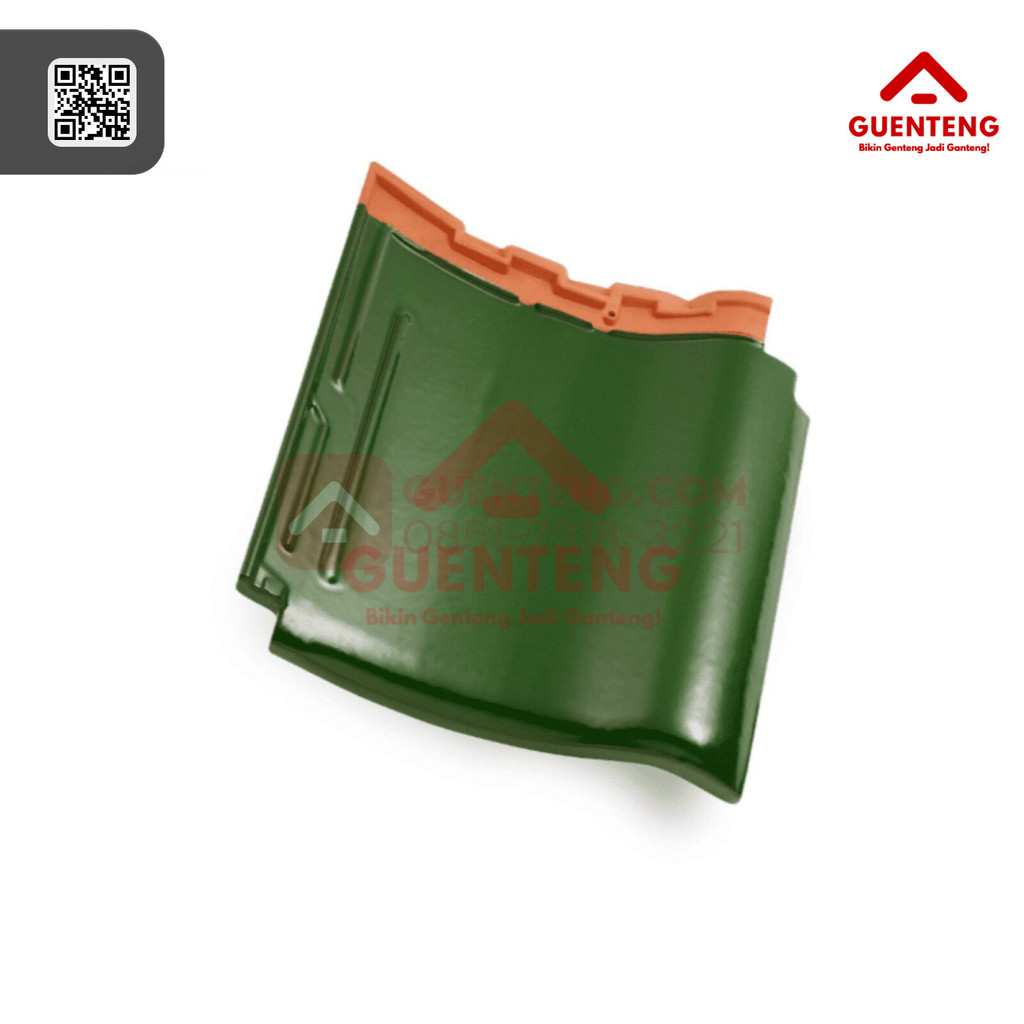 KANMURI Genteng Keramik Milenio Green