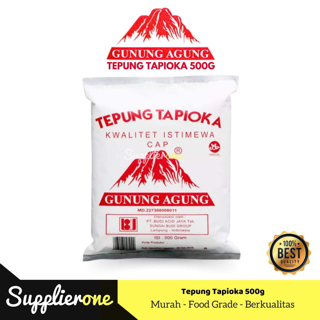 Tepung Tapioka Cap Gunung Agung 500gr / Tepung Tapioka / Tepung