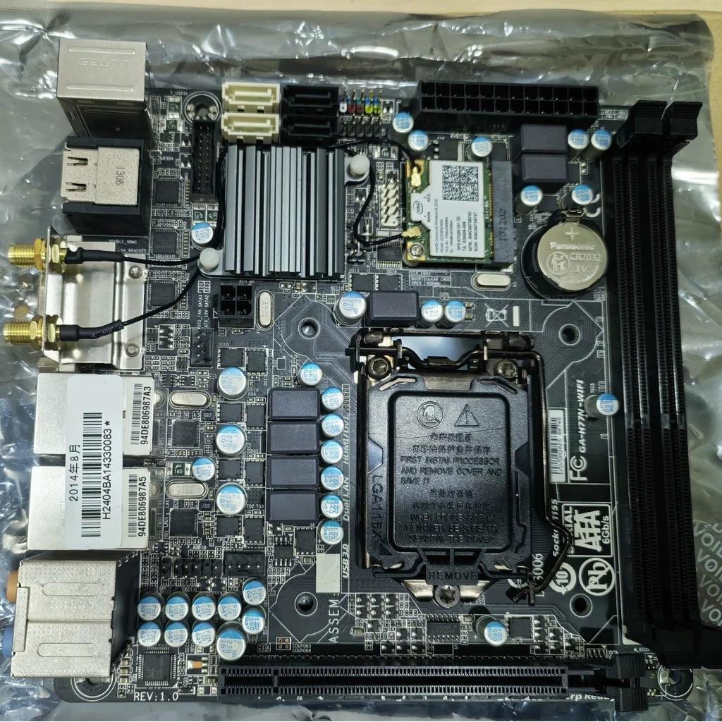 For Gigabyte GA-H77N-WIFI Desktop Motherboard H77N WIFI Mainboard 100% Tested OK